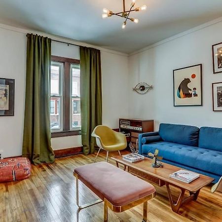 Vila Luxe Mid-Century Styled Historic Townhouse #1 Detroit Exteriér fotografie