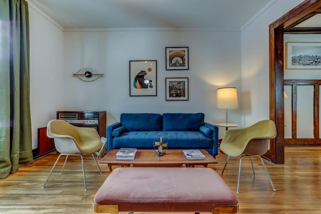 Vila Luxe Mid-Century Styled Historic Townhouse #1 Detroit Exteriér fotografie