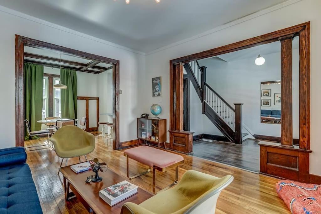 Vila Luxe Mid-Century Styled Historic Townhouse #1 Detroit Exteriér fotografie